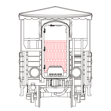 トロッコ列車（メルヘンピンク塗装） | PLUM WebShop